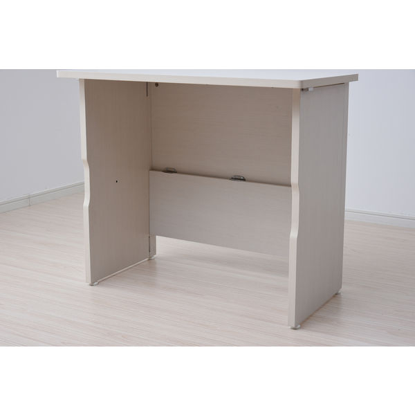 YAMAZEN 木製折りたたみテーブルMOT-8045(WW) 1台（直送品