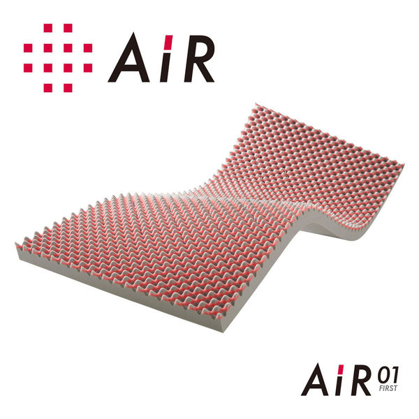 AIR エアーマットレス シングル ピンク 東京西川 西川AIR シングルサイズ マットレス ピンク 約192cm