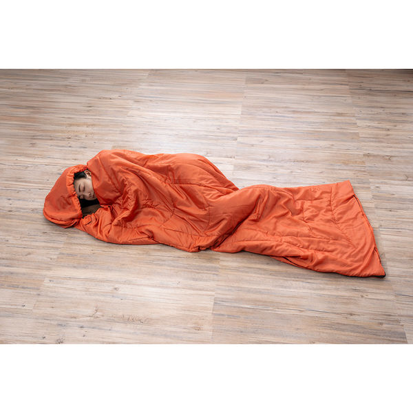 ガマカ工業 寝具メーカーの防災士が考えた MOTTETE PLUS 寝袋 グレー