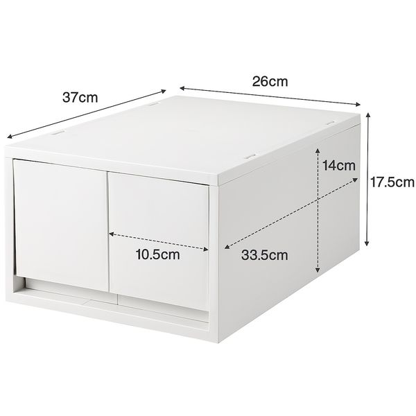 無印良品　再生ポリプロピレン入り小物収納ケース小　ライトグレー　6個セット ポリプロピレン 小物収納ケース 小 ホワイトグレー | 無印良品