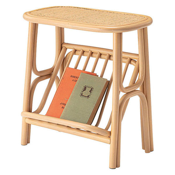 東谷 マガジンラック付きサイドテーブル GUYー262NA 212552 1台（直送