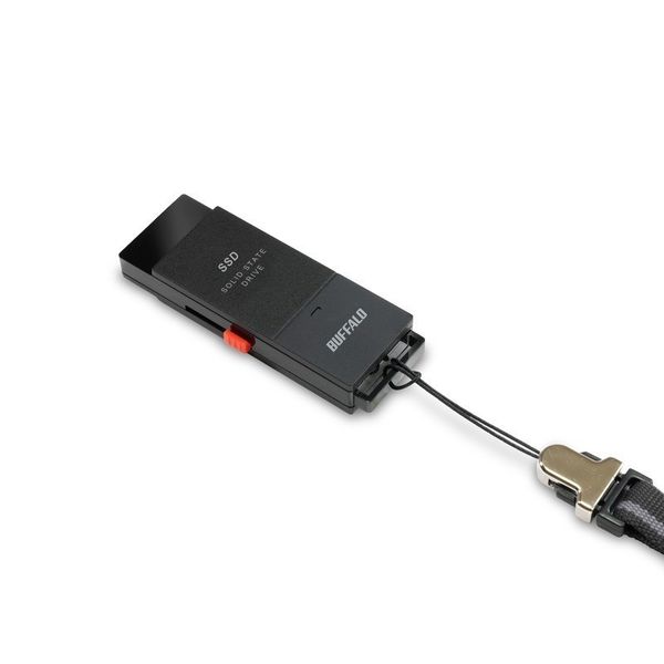 ポータブルSSD 500GB バッファロー 外付け 超小型 Type-Cコネクタ付 USB3.2Gen2 SSD-SCT500U3-BA 1台