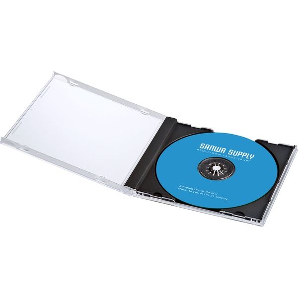 サンワサプライ Blu-ray・DVD・CDケース（30枚セット・ブラック） FCD ...