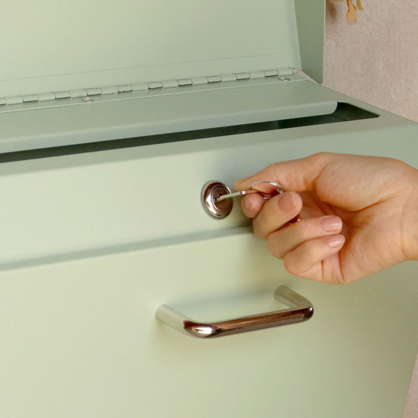 MOJYU ダフネ 壁掛けポスト セージグリーン 1台（直送品）