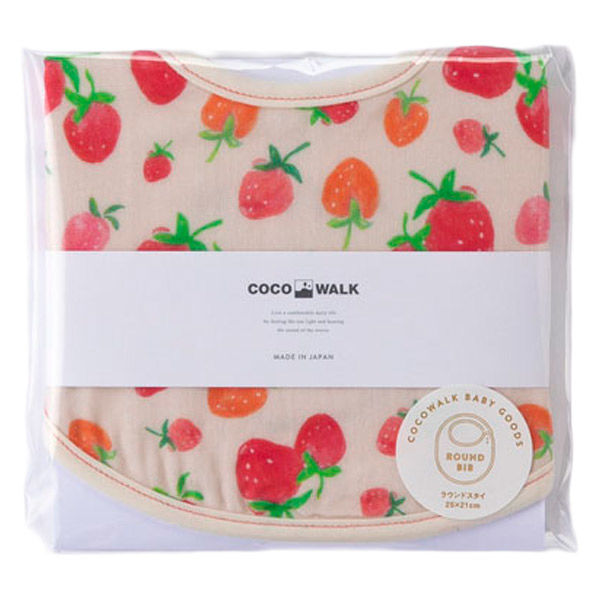 ウェーブ スタイ くだもの 女の子 男の子 日本製 ガーゼ イチゴ 440117