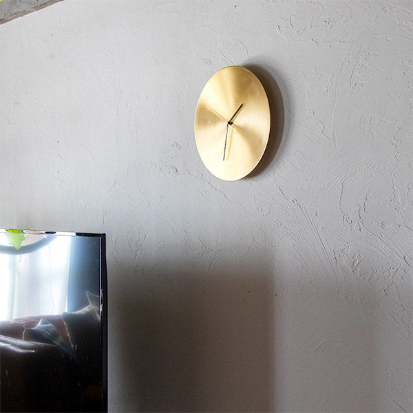 TIC ミンゴ 掛け時計 ウォールクロック ゴールド ブラス TC-1601-BS 1