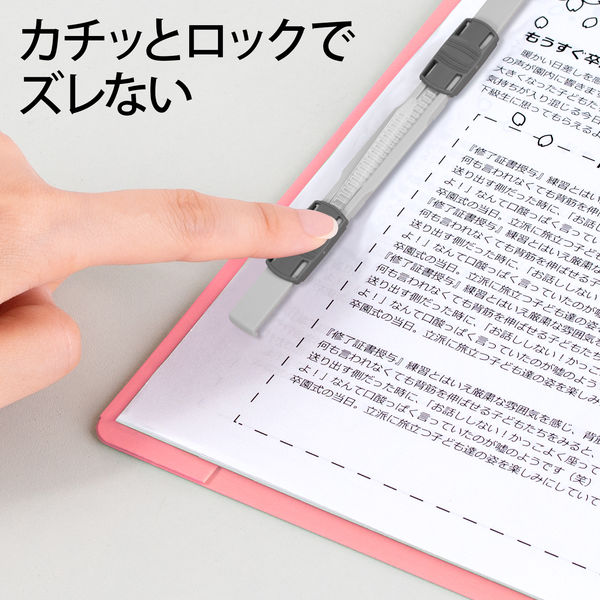 a20　ファイル2冊 プラス Z式ファイル 年組氏名 スクール パンチレスファイル A4