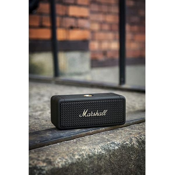 Marshall ワイヤレスポータブル防水スピーカー ブラックu0026ブラス Emberton Black and Brass　1個（直送品）