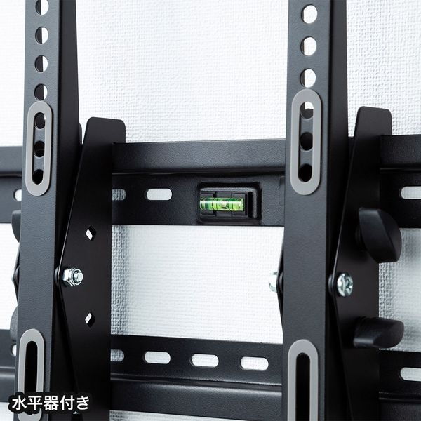 サンワサプライ 液晶テレビ壁掛け金具 32型～65型 上下角度調節 水平器付き CR-PLKG10 1台