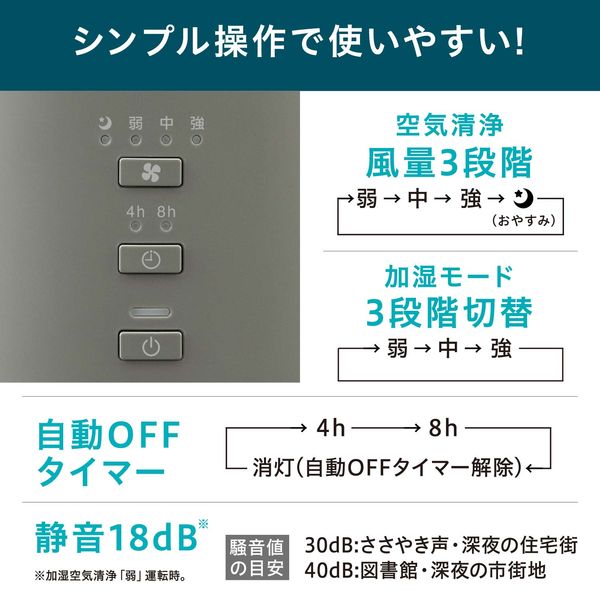 アイリスオーヤマ 加湿空気清浄機 16畳 グレー AAP-SH30A-H 1台（直送