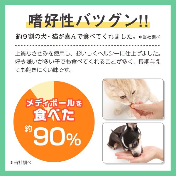 ドッグフード ベッツラボ メディボール 犬用 チーズ味 国産 15個入り 1