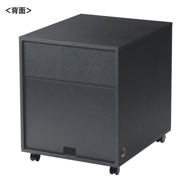 サンワサプライ 収納ボックス（W500×D600×H600mm・ブラック） CP-051BK