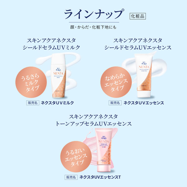 スキンアクア ネクスタ トーンアップセラムUVエッセンス SPF50+・PA++++ 70g ロート製薬