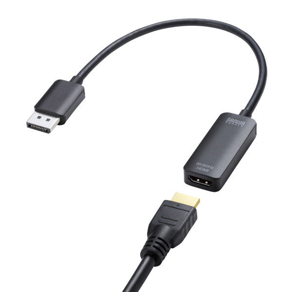 サンワサプライ DisplayPort-HDMI変換アダプタ（8K対応） AD-DP8KHDR 1