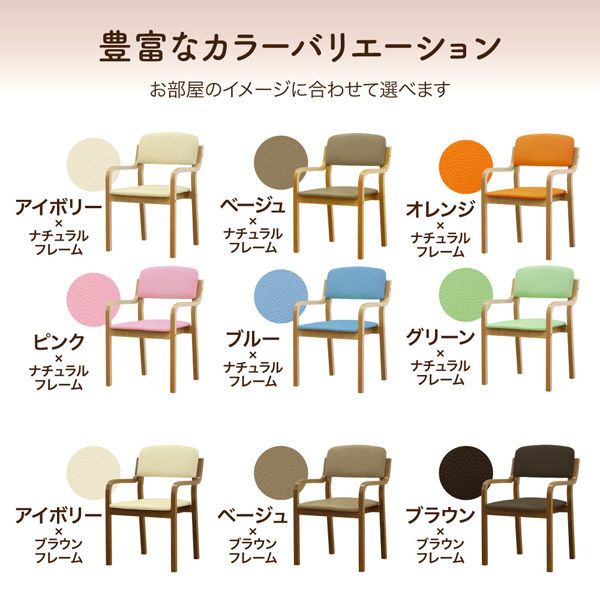 ネットフォース テンジュ ダイニングチェア 介護用椅子 組立品