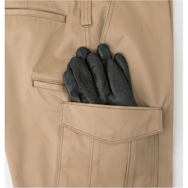 アンドレスケッティ A-4076 ワンタックカーゴパンツ（脇シャーリング