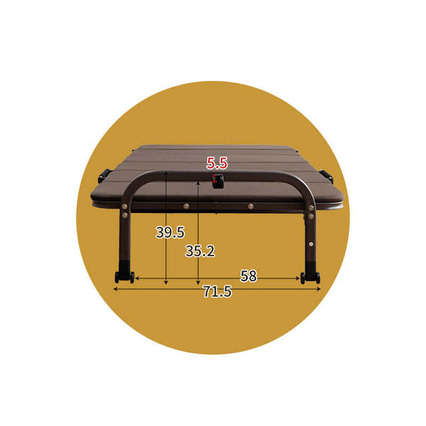 三栄コーポレーション【軒先渡し】 折り畳みウレタンベッド シングル ブラウン A1-AGATESBR 1台（直送品） 三栄コーポレーション ブラウン