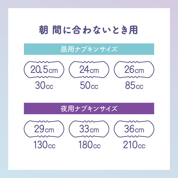 ナチュラ夜つけて朝あんしん 吸水パッド 大容量 130cc 29CM 24枚:（1 