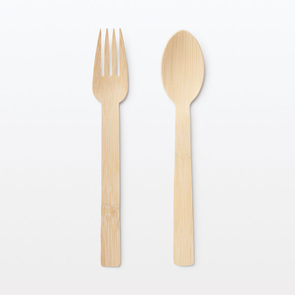 無印良品 竹スプーン 10本入り 1セット（10袋） 良品計画 - アスクル