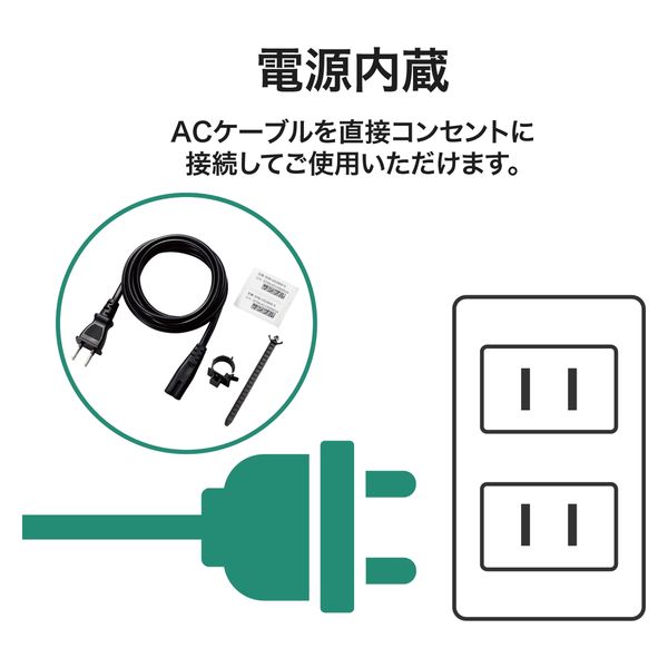 スイッチングハブ 8ポート ギガ LANハブ 磁石付 電源内蔵 ループ防止 3年保証 EHB-UG2B08-S エレコム 1個 - アスクル