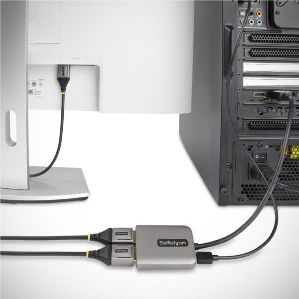MSTハブ DisplayPort 1.4 2画面Winのみ MST14DP122DP 1個