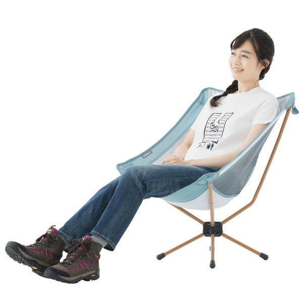 LOGOS Life バケットチェア カラフルロゴス (ライトブルー) LOGOS Life バケットチェア（カラフルロゴス）（ライトブルー