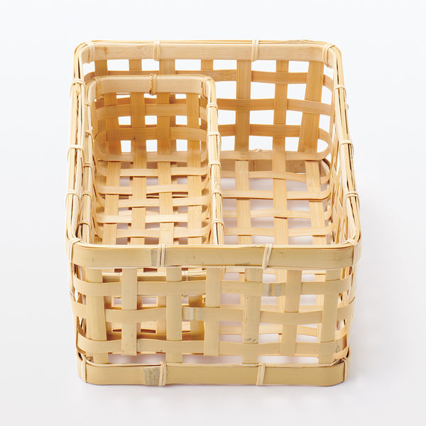 無印良品 竹材 編みかご 約幅10×奥行28×高さ6cm 良品計画 - アスクル 無印良品 竹材 編みかご 約幅10×奥行28×高さ6cm 良品計画 - アスクル