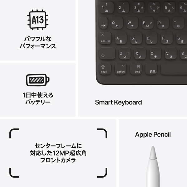 iPad 10.2インチ 第9世代 Wi-Fi 64GB スペースグレイ - アスクル