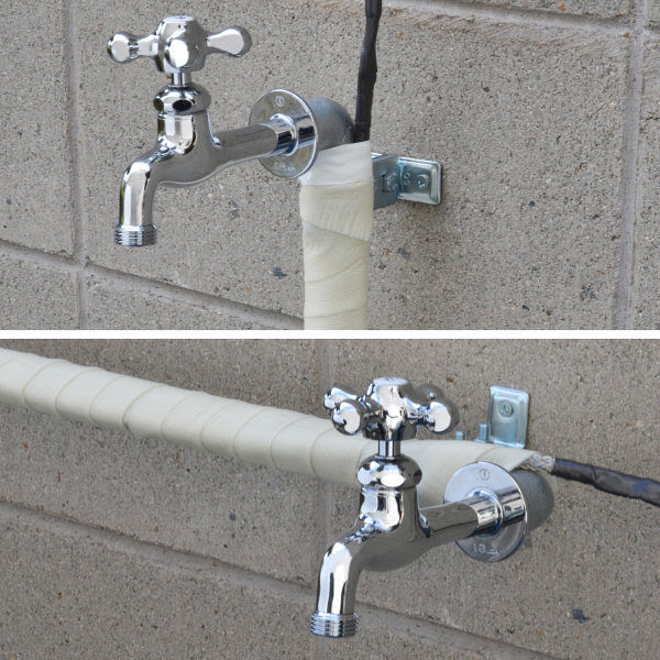 これカモ 凍結防止ヒーター 1m サーモスタットつき （水道管の