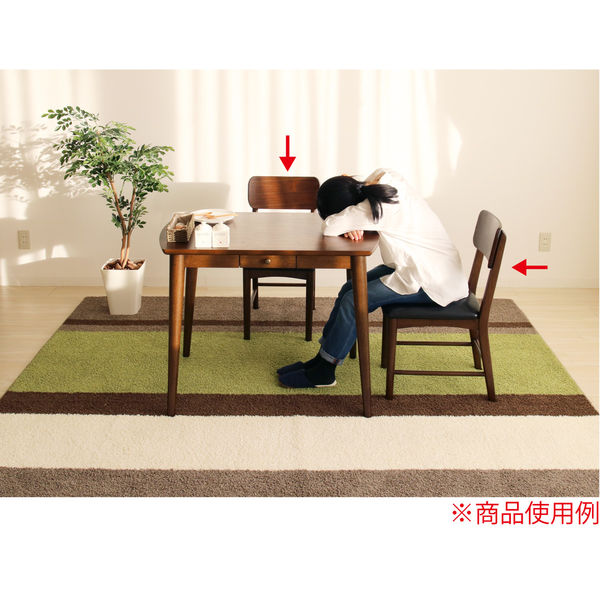 【軒先渡し】ヤマソロ ロージー ダイニングチェア ブラウン 1脚（直送品） ヤマソロ ブラウン オイルステイン風仕上げ ラッカー塗装