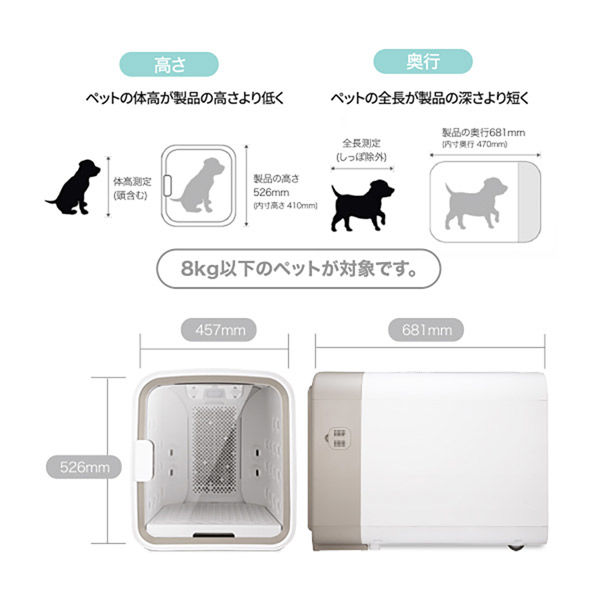 【極美品✨3回使用のみ】Haru ペットドライルーム PD-B10-G 極美品✨3回使用のみ】Haru ペットドライルーム PD-B10-G Haru