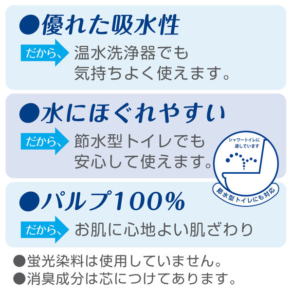 トイレットペーパー シングル82.5m パルプ 1箱（64ロール入