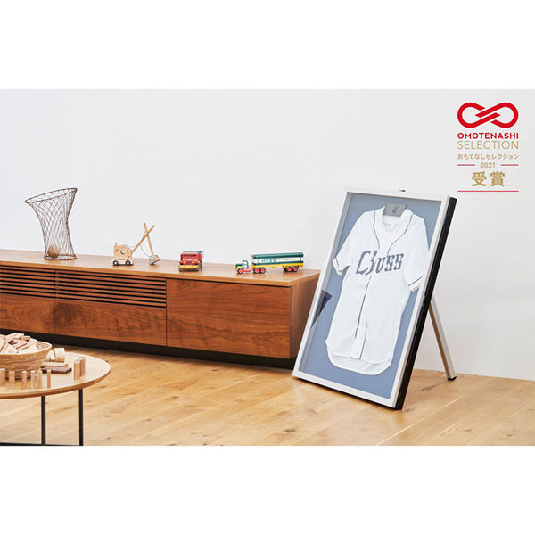 ユニフォームケース（Lサイズ）／両面通常アクリル／前開き式／ビターフレーム ポスターフレーム】前開き式ユニフォームケース M(フレーム