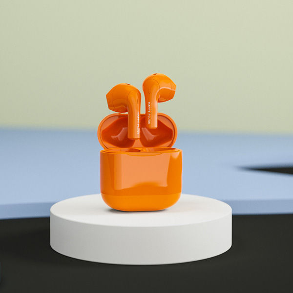 happy plugs 完全ワイヤレスイヤホン オレンジ JOY-ORANGE1724 1 happy plugs 完全ワイヤレスイヤホン オレンジ JOY-ORANGE1724 1