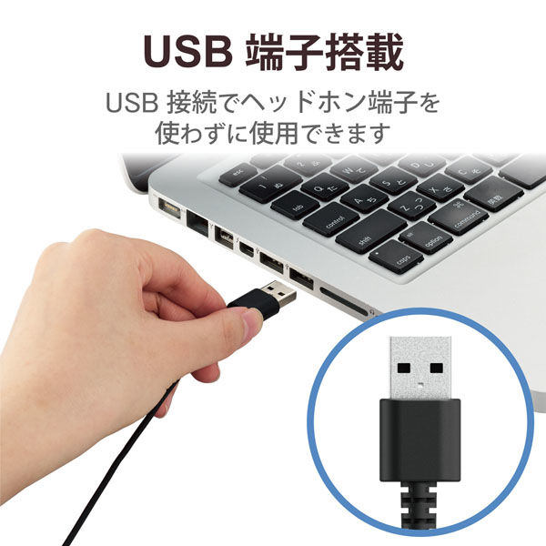 ヘッドセット 両耳 マイク付きイヤホン USB接続 ノイズリダクション