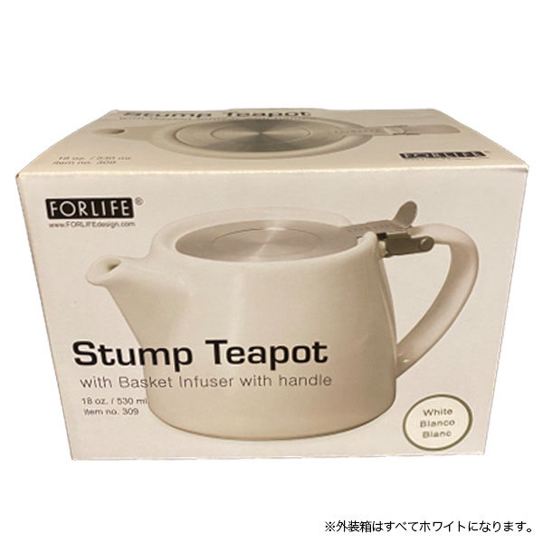 FORLIFE JAPAN スタンプ ティーポット Stump Tea PotBlu 309 １個 