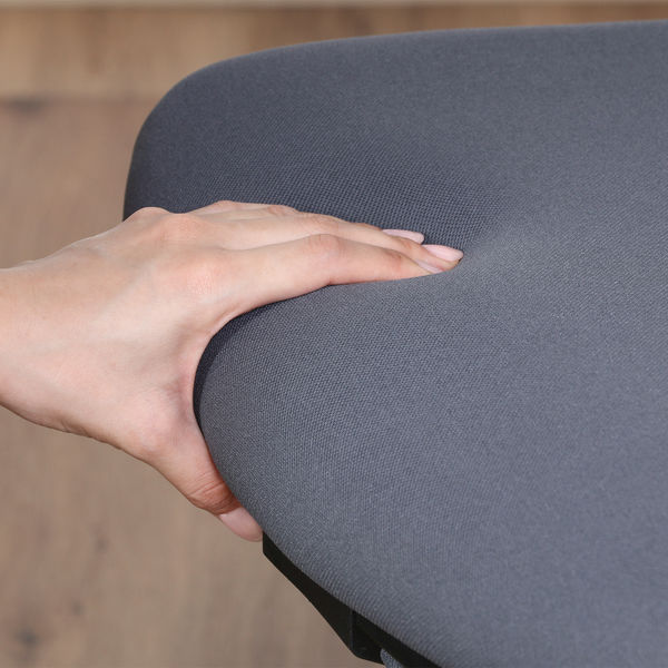 不二貿易 オフィスチェア ダービット グレー 37915 1脚（直送品