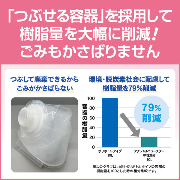 アクシャルニュースター 中性濃縮洗剤 1箱（4.5L×2個） 業務用食器洗浄機用洗剤 花王