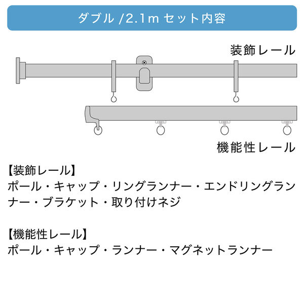 安い tosoカーテンレール エンドキャップ c