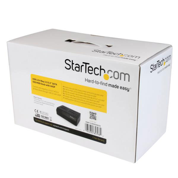 HDDスタンド/USB-A/4ベイ/2.5/3.5型 SDOCK4U33 1個 StarTech.com(直送品) HDDスタンド/USB-A/4ベイ/2.5/3.5型 SDOCK4U33 1個 StarTech.com(直送品)