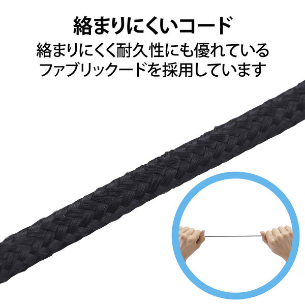 ヘッドセット 有線 USB接続 Type-C変換付き 片耳 左耳