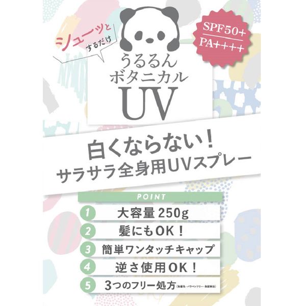 ミミ・アミィ UVカットスプレー ボタニカルハーブの香り SPF50+/PA++++ 250g