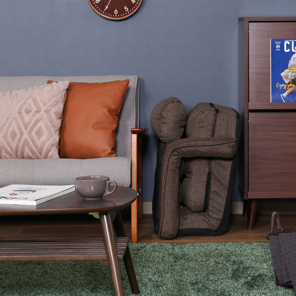 不二貿易 4WAY座椅子 212 ダークブラウン 35498 1台（直送品） - アスクル