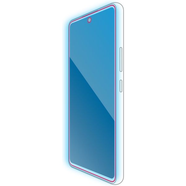 Galaxy A53 5G(SC-53C/SCG15)/ガラスフィルム/高透明/ブルー