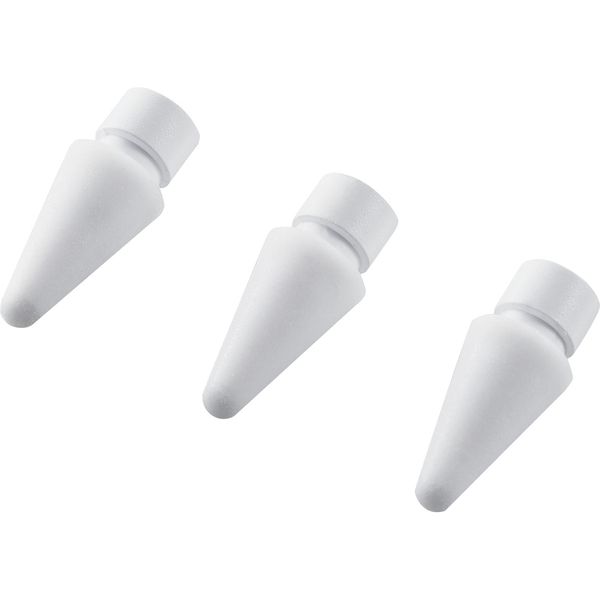 ApplePencil 専用 交換ペン先 第1/2世代両対応 抵抗・摩擦感 3個