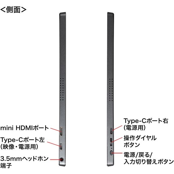 サンワサプライ モバイルディスプレイ DP-05 1台 - アスクル