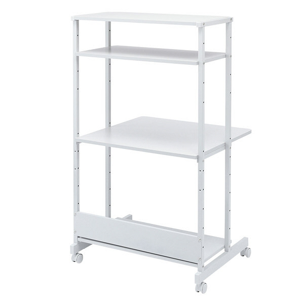 【未開封品】サンワサプライ RAC-EC15パソコンラック RAC-EC15N2【パソコンラック（W600×D600×H1265mm）】キーボード