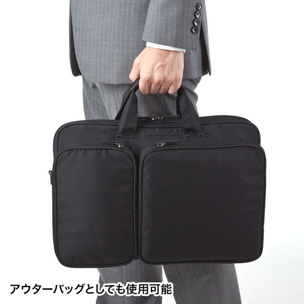 サンワサプライ 衝撃吸収PCケース（15.6型ワイド） BAG-P22BK 1個