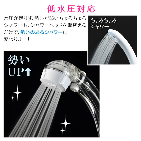 カクダイ シャワーヘッド ブルー #GR-JP288801 9n2op2j カクダイ ガオナ ジェット水流シャワーホースセット 手元