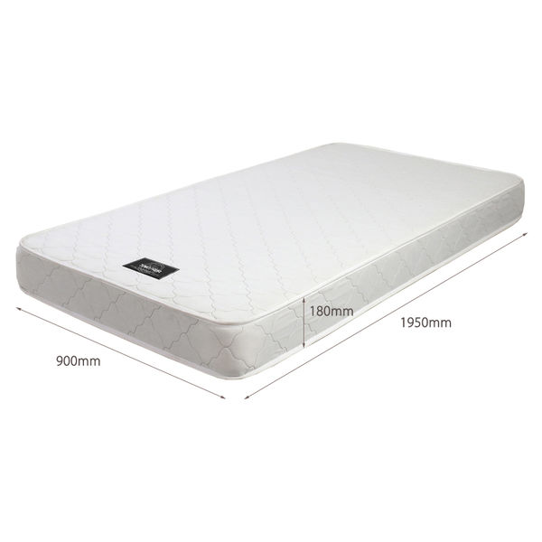 ホワイト マットレス 軒先渡し】友澤木工 ボンネルコイル マットレス 幅900×奥行1950
